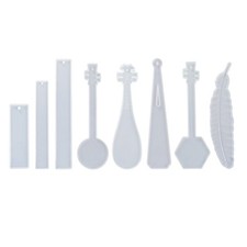  8 Pcs Stampi in Silicone Per Resina Epossidica Stampo Fai Da Te Ornamenti