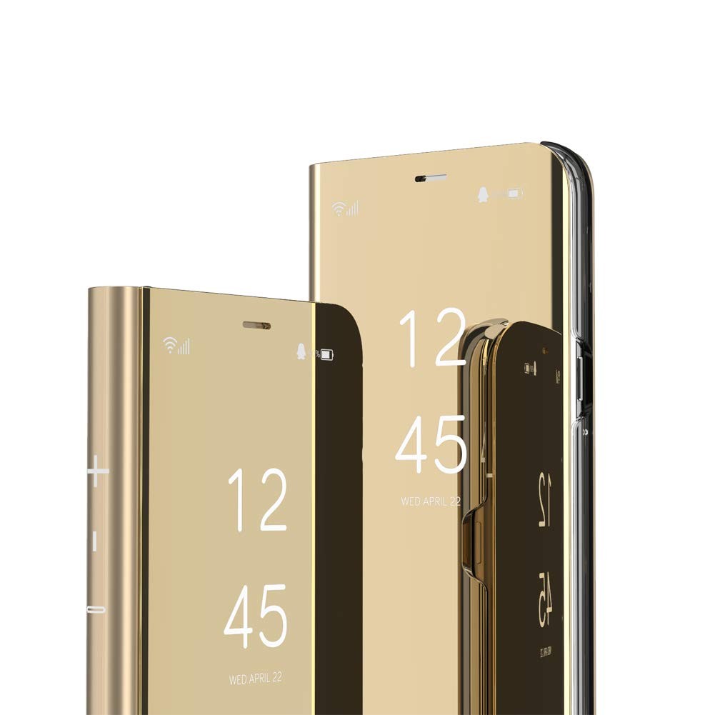 Housse de protection Samsung S8 effet miroir argent look luxe argent