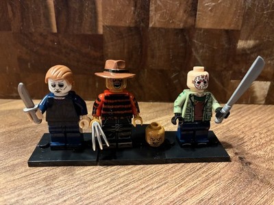 Custom Jason Voorhees Freddy Krueger Michael Myers Horror Mini Figur Trio Set 