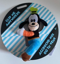 Peluche Plush Dingo Goofy Clip Accroche-moi Disney Store Disneyland