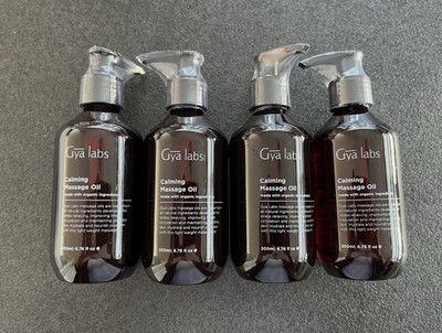 Gya Labs Massageöl Entspannung 4x 200ml Aloe Vera