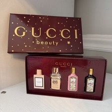 Gucci Beauty 4PC Mini Perfume Gift Set New In Box 4x5ml 4x0.16 Fl Oz 