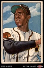 1952 Bowman #84 Sam Jethroe Braves 4.5 - VG/EX+