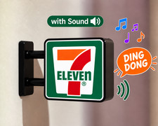 7 Eleven K&uuml;hlschrankmagnet Magnet K&uuml;hlschrank Seven 11    ++++mit Sound ++++ NEU