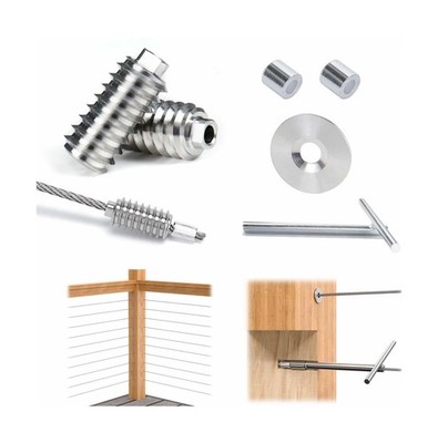 [Patent] Muzata 80 Pack 1/8'' Invisible Cable Railing Kit Hardware Swage Lag S...