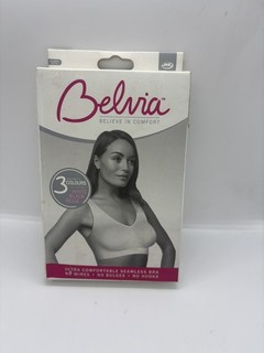 JML Belvia Ultra Comfort Everyday Bra Beige Large New Wirefree Seamless