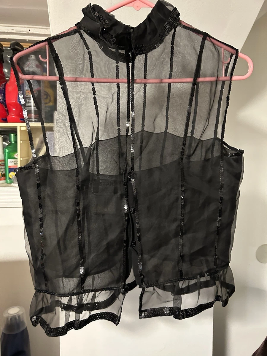 CHANEL シャネル 100％シルク リボン ノースリーブトップス⭐︎XS 25+ CHANEL Black Silk Tops for Women for sale | Updated Oct 2026