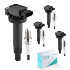 AULINK 4PCS UF316 Ignition Coil Pack w/Spark Plug 1.3L 1.5L L4 For Toyota