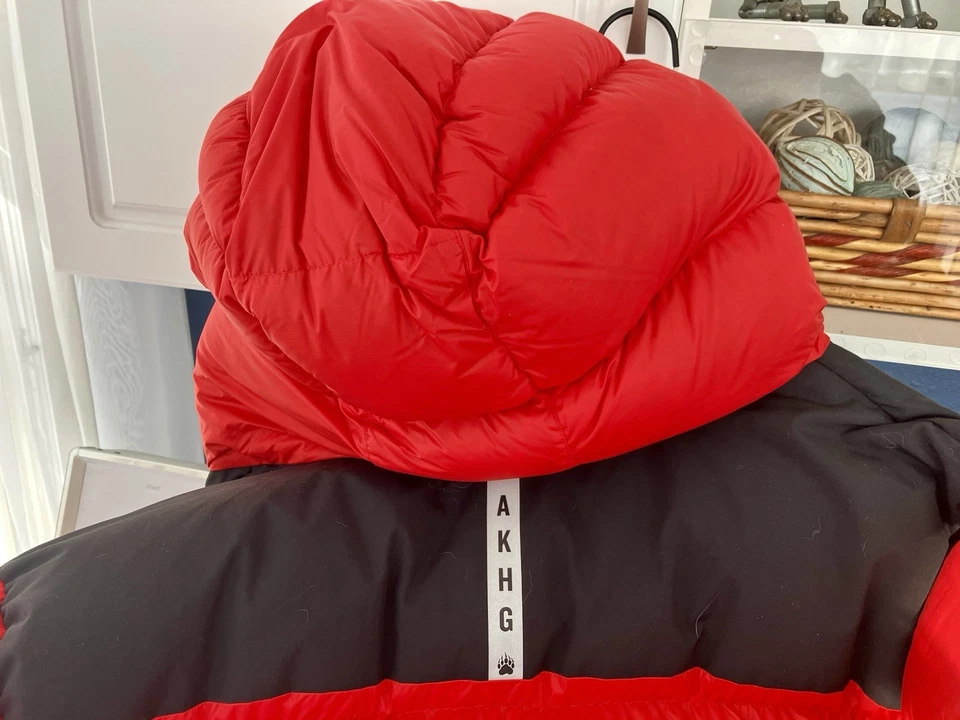 Duluth Trading Alaskan Hardgear Down Puffer Winter Jacket Red Men’s 2XL/XXL - Image 4 of 4