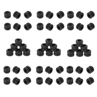 50 Pcs Präzisionsgitarrenperlen Brückenknochenperlen Gitarren-Hardware-Teile