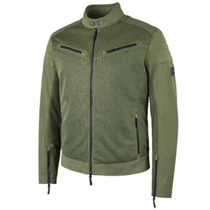 Spada Cafe Air Textile Jacket Motorbike Motorcycle - Olive Green