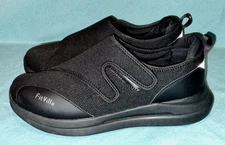 NEW FitVille Marca Mens Black  Comfort Shoes Hook & Loop 13EW 13 EW Extra Wide