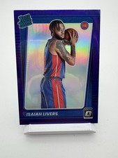 2022 Panini Donruss Optic Rated Rookie Purple Holo Prizm Isaiah Livers #177