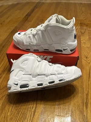 Nike Air More Uptempo '96 Men's Sneakers White/Midnight Navy Size 11
