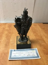 Vintage 90's Michael Ricker Pewter 9.5" Mountain Man Figure Signed 1992 1 of 350