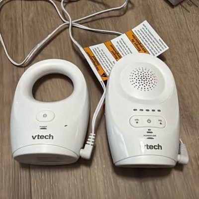 VTech DM1111 Enhanced Digital Audio Baby Monitor - White - Tested & Working