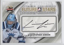2011-12 ITG Between the Pipes Authentic Goaliegraph Christopher Gibson Auto 0a7