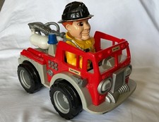 Vintage Matchbox Workin Buddies Fireman And Truck 1999
