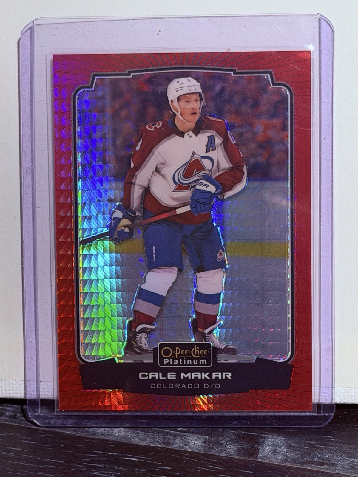 2022-23 O-Pee-Chee Platinum - Cale Makar #29 Red Prism /199
