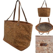 Thirty One Jewell Large Cork  Leather Tote Bag