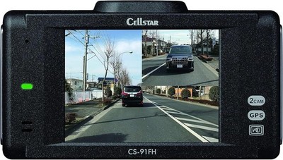 アクセサリー Cellstar CS-91FH CELLSTAR CS-91FH Dash Cam Dual Full HD HDR STARVIS GPS 32GB Japan