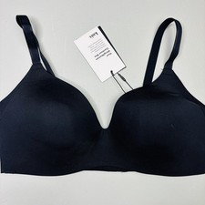 New Knix Your Wing Side Smoothing Bra SZ 4 Black Wireless Back Coverage Contour