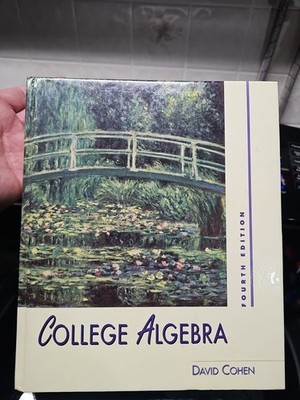 Textbook College Algebra 4th Edition David Cohen Math Equations Geometry Graphs