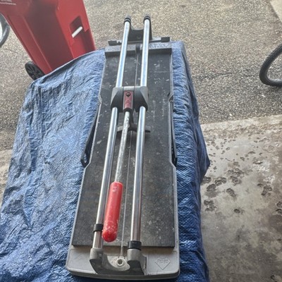 Rubi Manual Tile Cutter 13174 #3 Black Red Silver Tile Saw