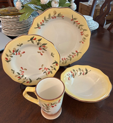 14 pc  Better Homes and Gardens TUSCAN RETREAT Stoneware Dinnerware