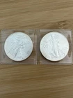 Lot of 2 - 2015 $1 American Silver Eagle 1 oz BU