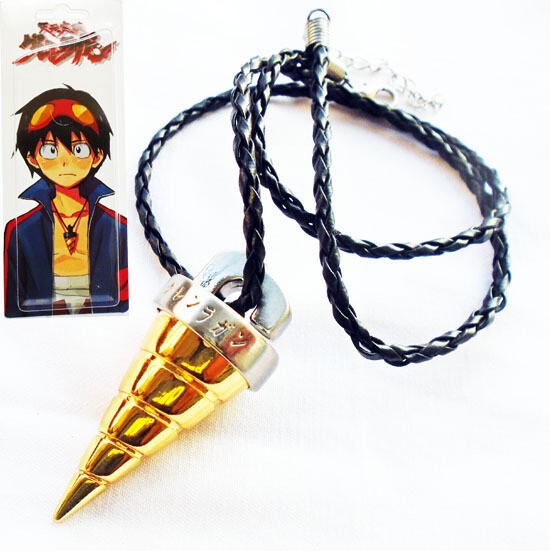 Tengen Toppa GURREN-LAGANN Simon Drill Colgante Collar Versión Japonesa Colgante