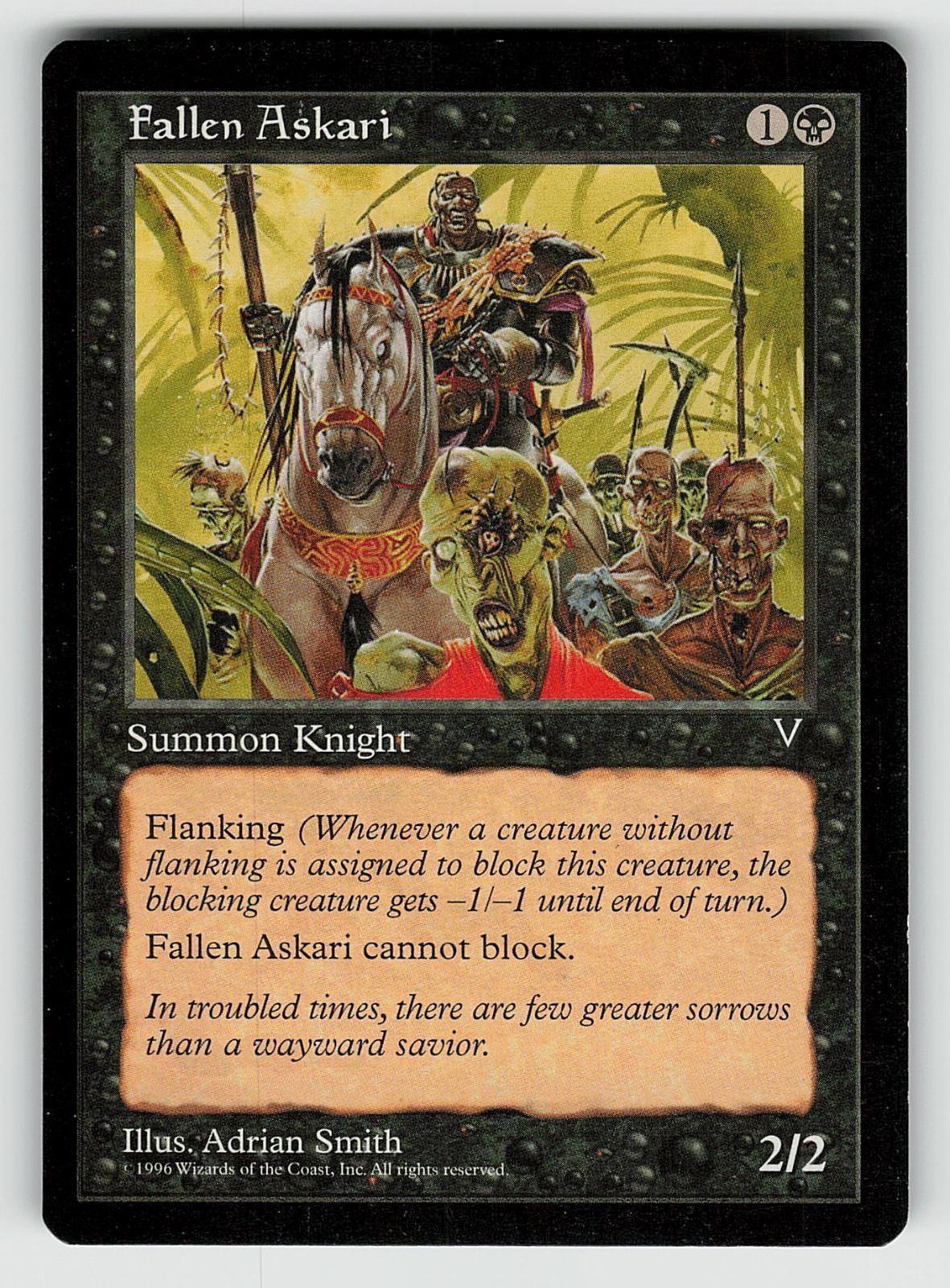 Fallen Askari Common Visions Magic: The Gathering Near Mint
