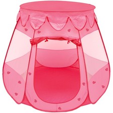 Dziewczęcy Namiot do zabawy 120x120x90cm Namiot dziecięcy Kąpiel z piłkami Pop-Up Namiot Różowy