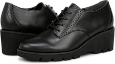 Vionic Women's Anaheim Comfort Wedge Oxford Derby Shoes NW/OB