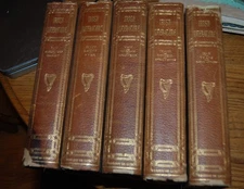 1904 Irish Literature complete set of 10 volumes in 5 books - Justin McCarthy