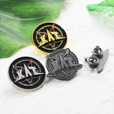 Buy one, get ten The badge brooch is made through metal electroplating process