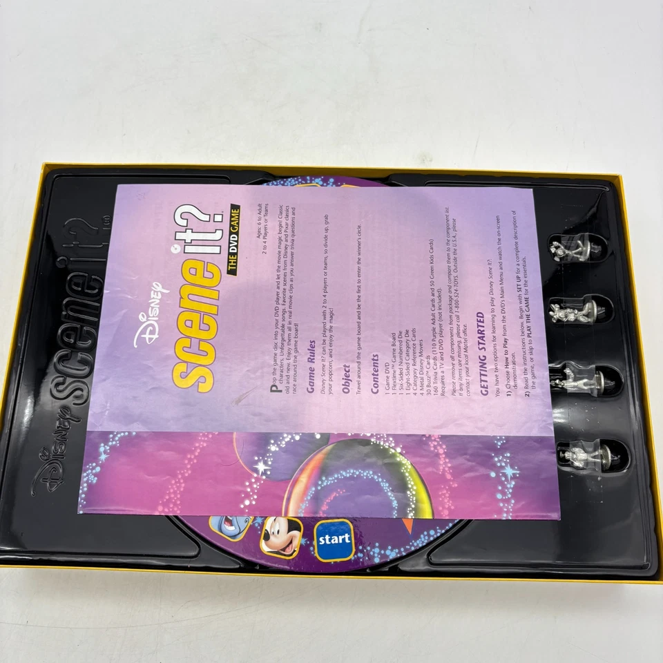 Disney Scene It DVD Game COMPLETE ScreenLife 2004 Pixar Movies Trivia - Image 3 of 4