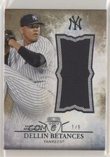 2015 Topps Triple Threads Unity Single Jumbo Relics Gold /9 Dellin Betances s7f