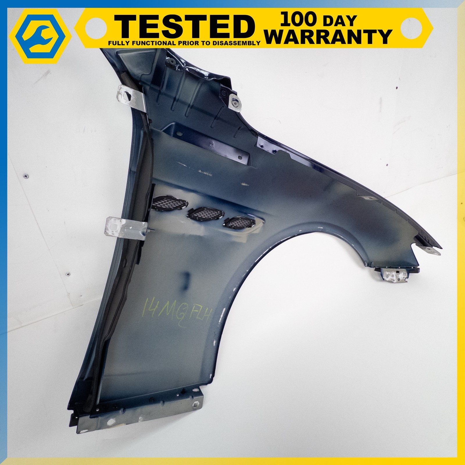 14-19 MASERATI QUATTROPORTE FRONT LEFT DRIVER SIDE FENDER ASSEMBLY BLUE OEM