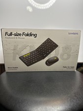 Samsers Foldable Bluetooth Keyboard with Touchpad Mouse   Portable, Lightweight