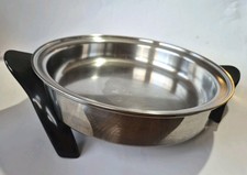 READ! Saladmaster 12" Electric Skillet 304/316Ti Titanium Stainless SA012OCU