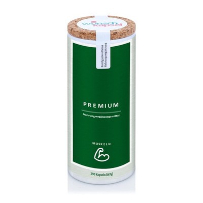 Muskeln Premium Ergänzung aus der Wunschkapsel-Manufaktur - 290 Kapseln