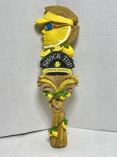 🔥 Preowned 12 Inch Tall Shock Top Lemon Shady 3D Beer Tap Handle🔥 - Picture 18 of 19