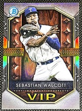Sebastian Walcott 2025 Bowman Very Important Prospect #VIP-3 - Texas Rangers