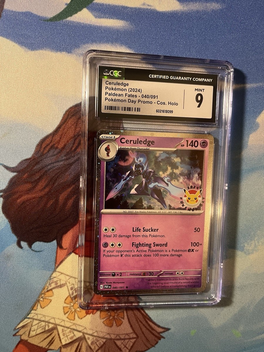 Pokémon TCG Ceruledge - (Pokemon Day 2024) 040/091 CGC 9 | eBay