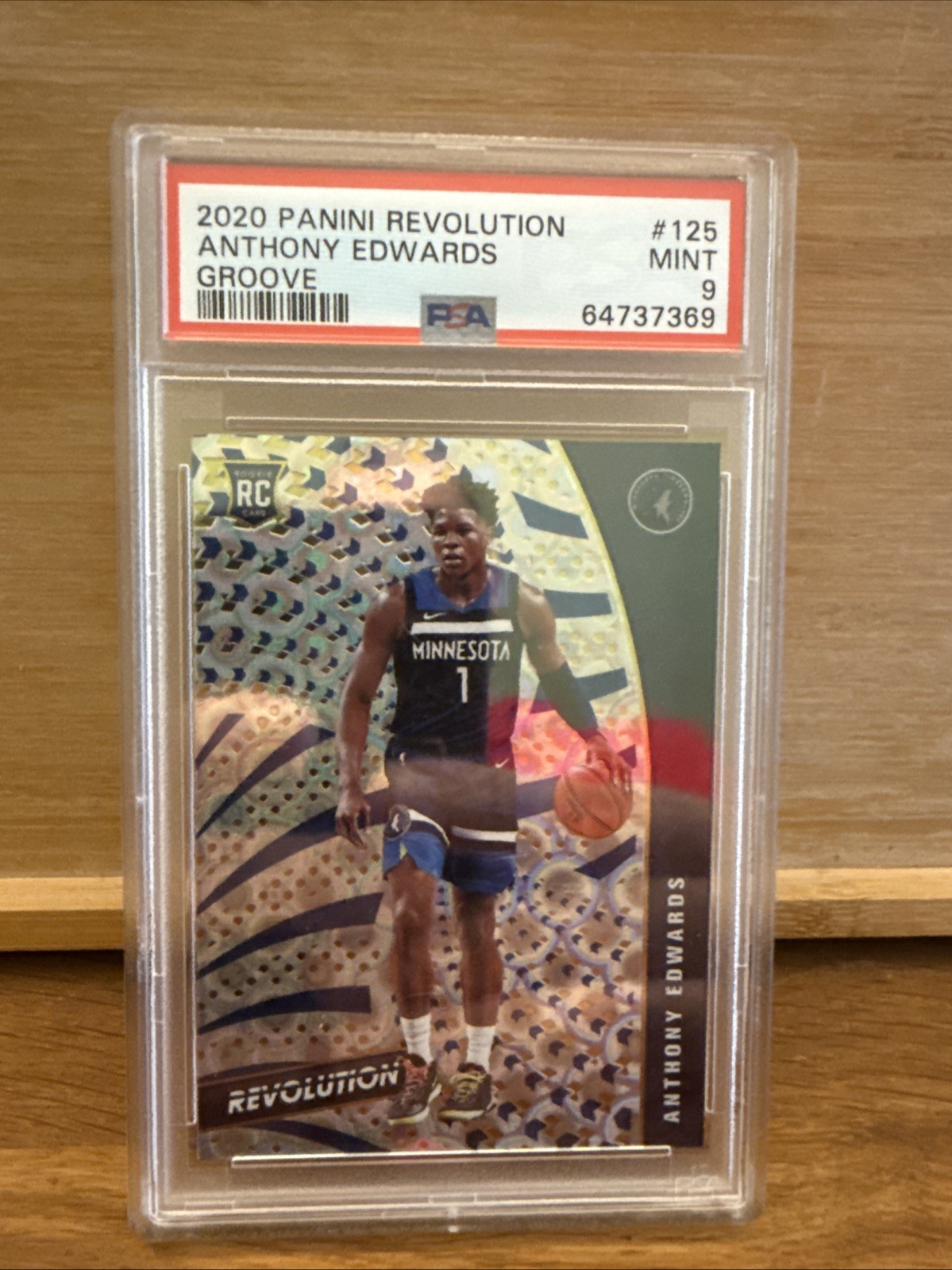 2020-21 Panini Revolution - Rookies Anthony Edwards #125 Groove (RC)