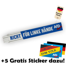 AFD  Zollstock 2 Meter Holz Zollstock Handwerker Ma&szlig;stab AfD Fanartikel Neu