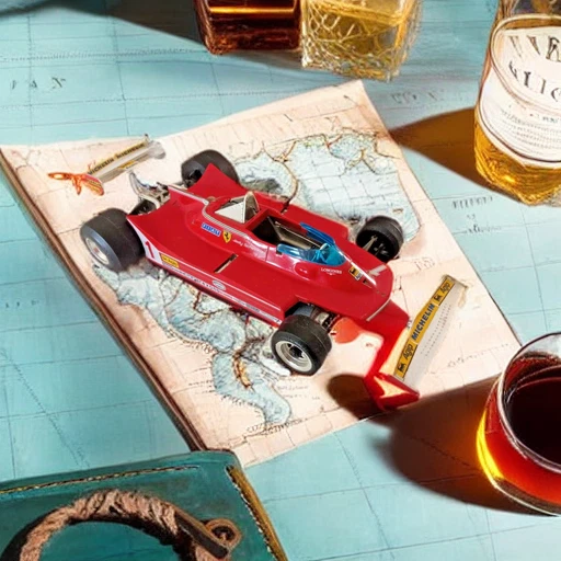 Ferrari F1 312 T5 Jody Scheckler Burago Scala 1:14 Edizione Limitata Collezione - Immagine 3 di 4