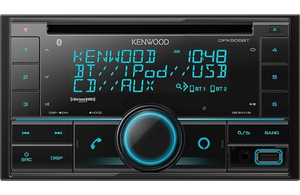 Kenwood DPX505BT | Double-DIN CD/Digital Media Receiver - Image 2 of 3