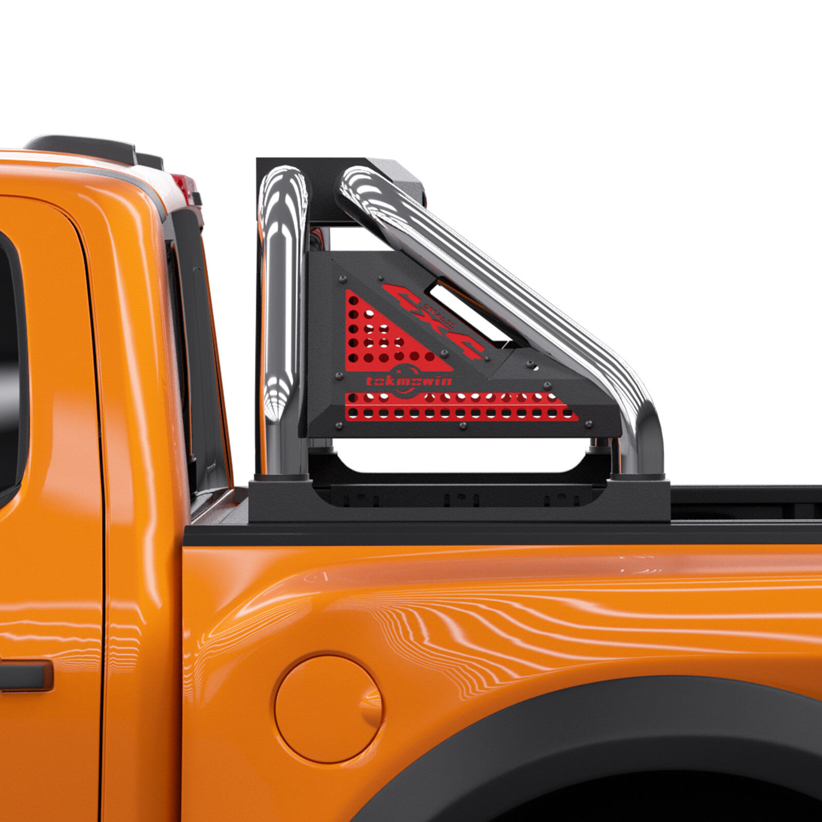 Adjustable Bed Roll Sport Bar For 2005-2024 Toyota Tacoma Truck Chase Roof Rack